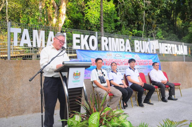 Pelancaran Pertandingan Kuiz Kualiti Air Peringkat Sekolah Di Taman Rimba Cherok Tokun (7)